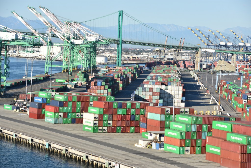 Southern California Ports Struggle To Trim Cargo Backlog As Omicron 